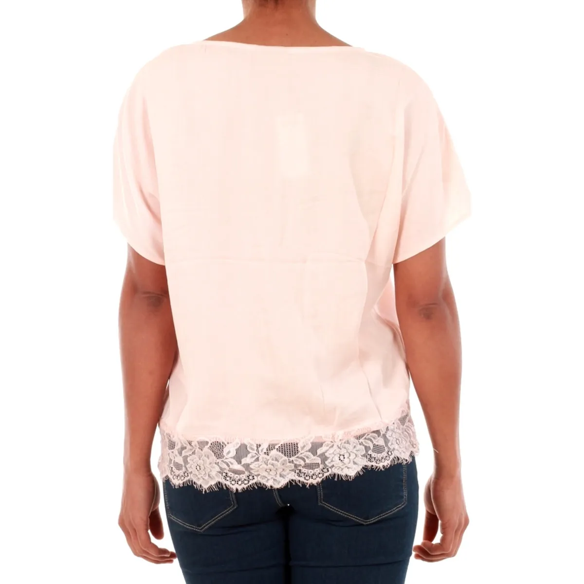 10185240 VMNEWMAKER 2/4 TOP LACE PRINT LCS ROSE QUARTZ