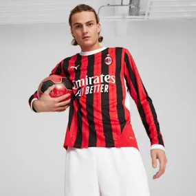 AC Milan 24/25 Home Long Sleeve Jersey Men | For All Time Red-PUMA Black | PUMA Shoes | PUMA 