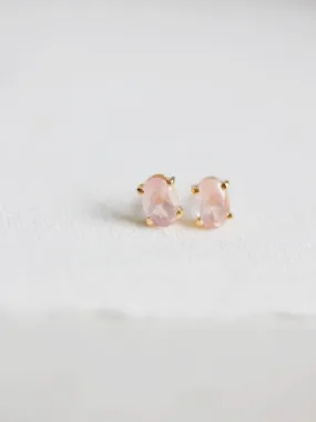 Ava Rose Quartz Stud