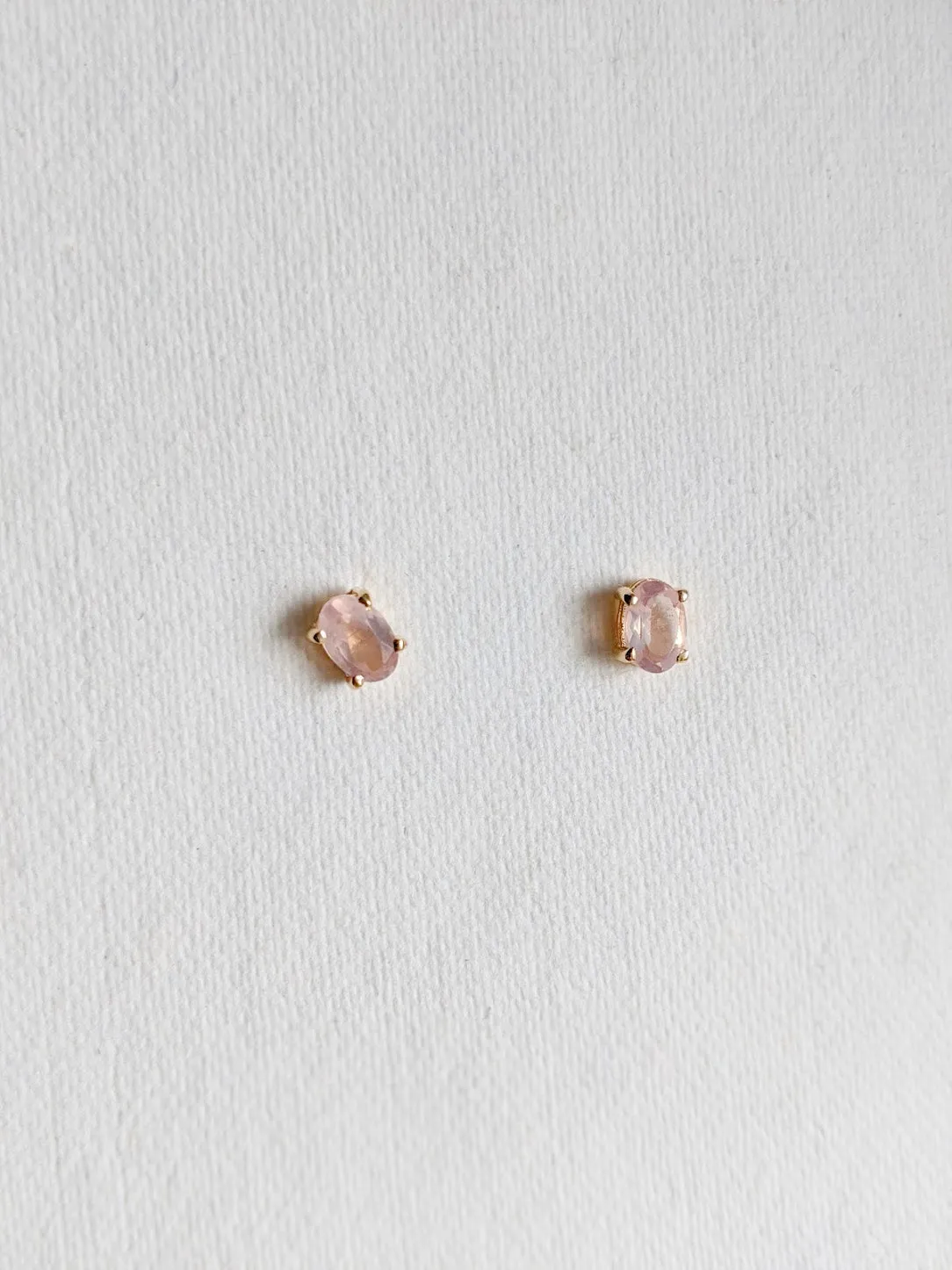 Ava Rose Quartz Stud