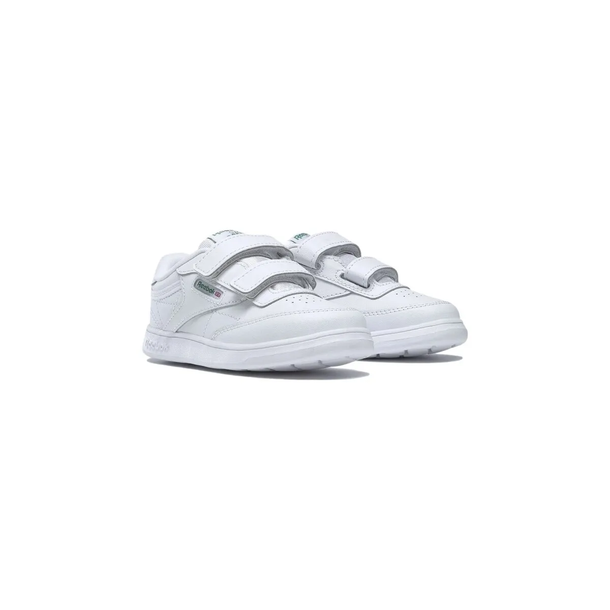 Baby Club C Shoes - White/Glen Green