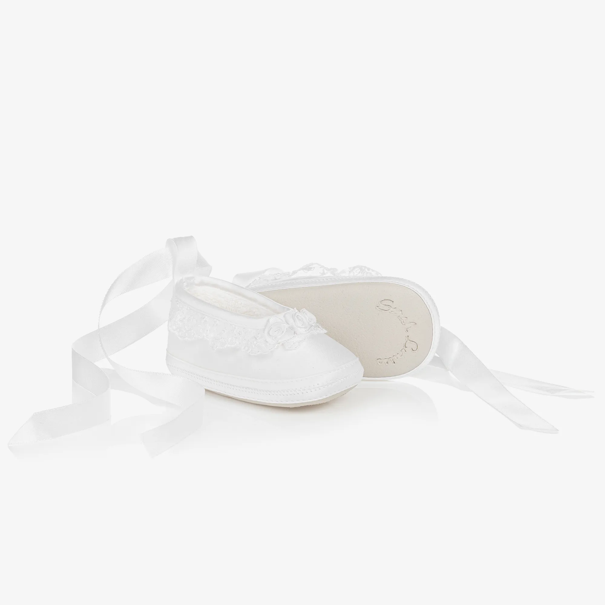 Baby White Pre-Walker Shoes