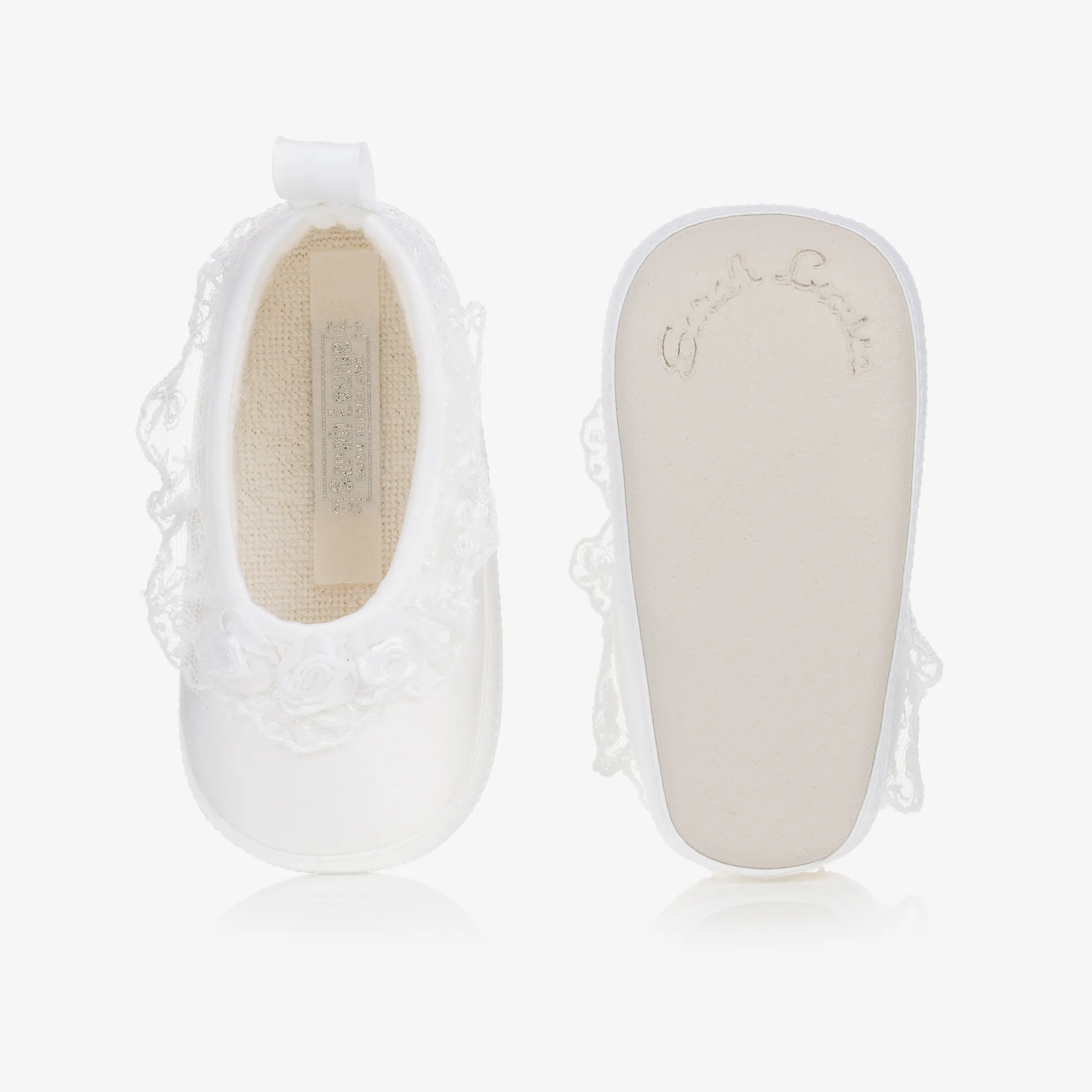 Baby White Pre-Walker Shoes