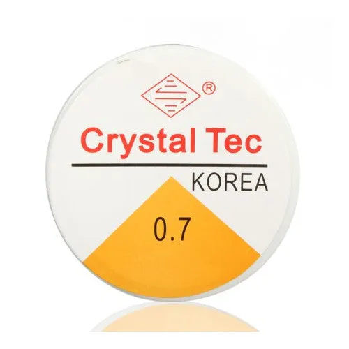 Beading Thread, Elastic Crystal Thread, Stretch Crystal Tec, Clear, 0.7mm