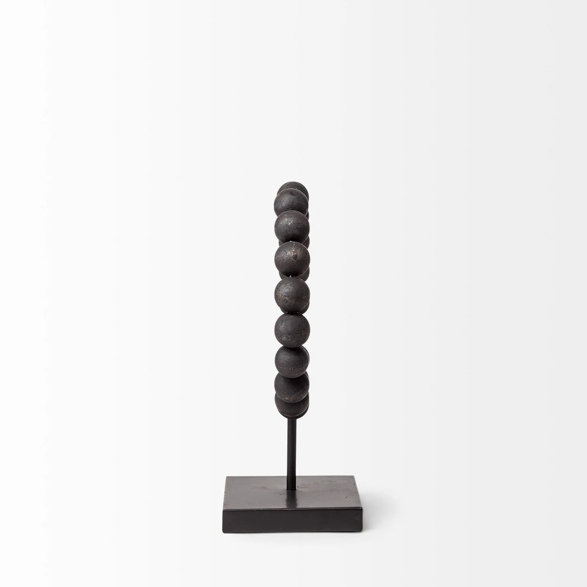 Black Beaded Mini Sculpture