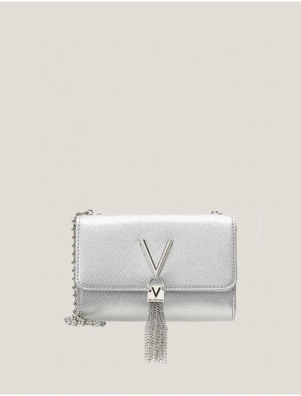 Bolso Valentino Bags Divina Vbs1r403g Plata