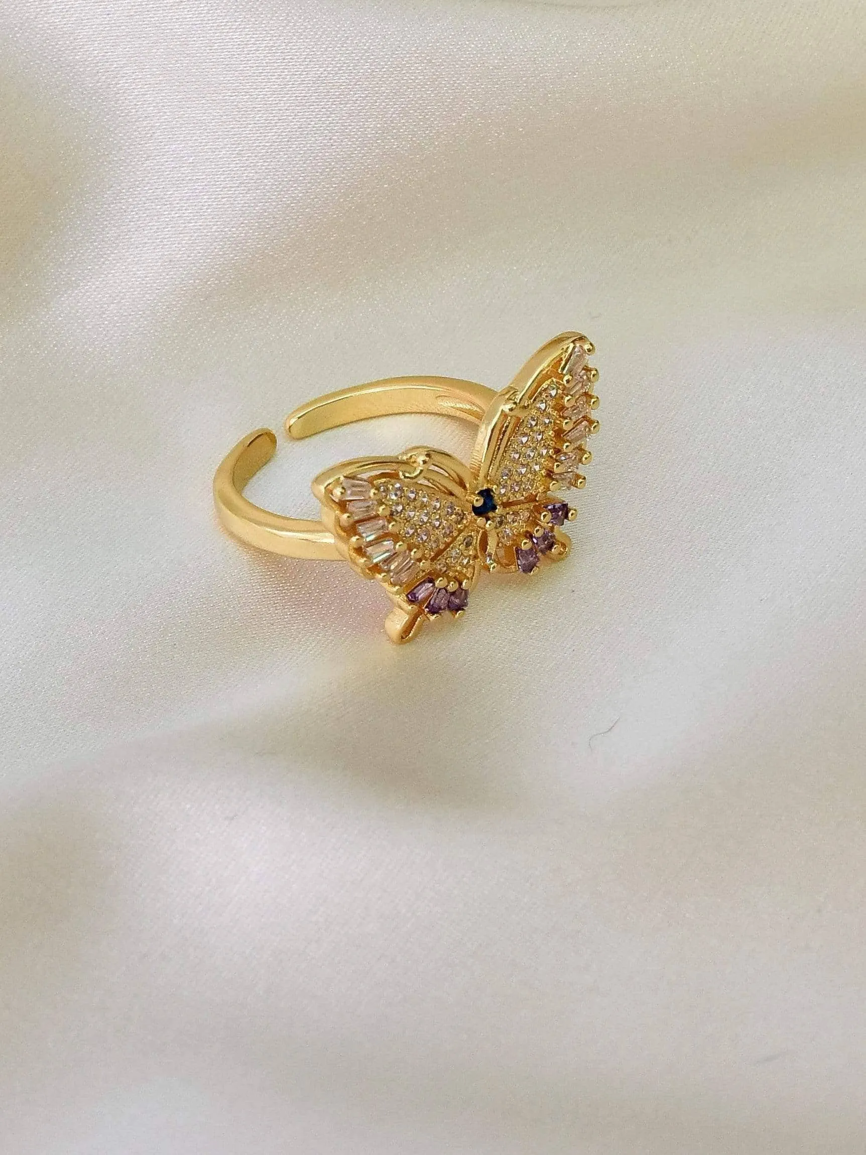 Butterfly Crystal Ring