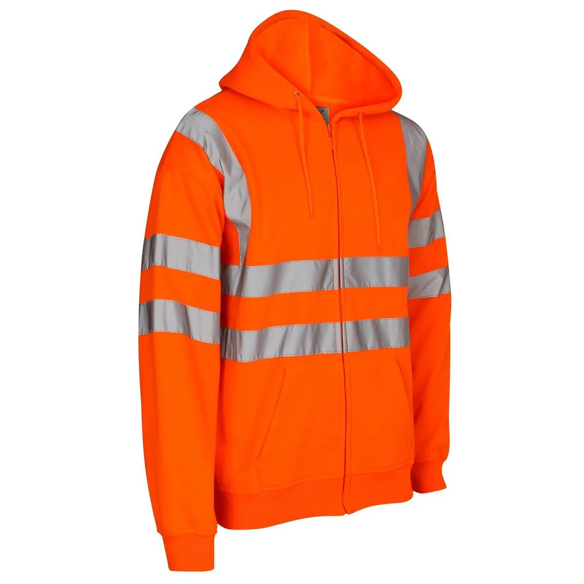 Buy High Visibility Full Zip Hoodie S-5XL with Hi Vis Viz Reflective Strip - Fast UK Delivery | Insight Clothing