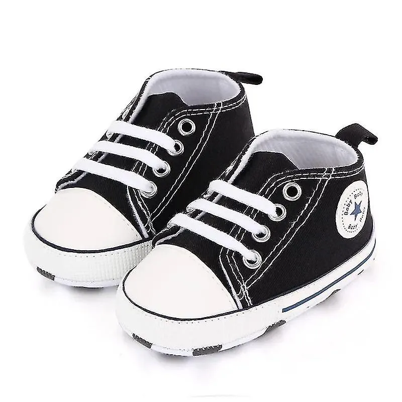 Canvas Sneakers Baby Boys Girls Shoes First Walkers Infant Toddler Anti-Slip Soft Sole Classical Newborn Baby Shoes 0-18 Month