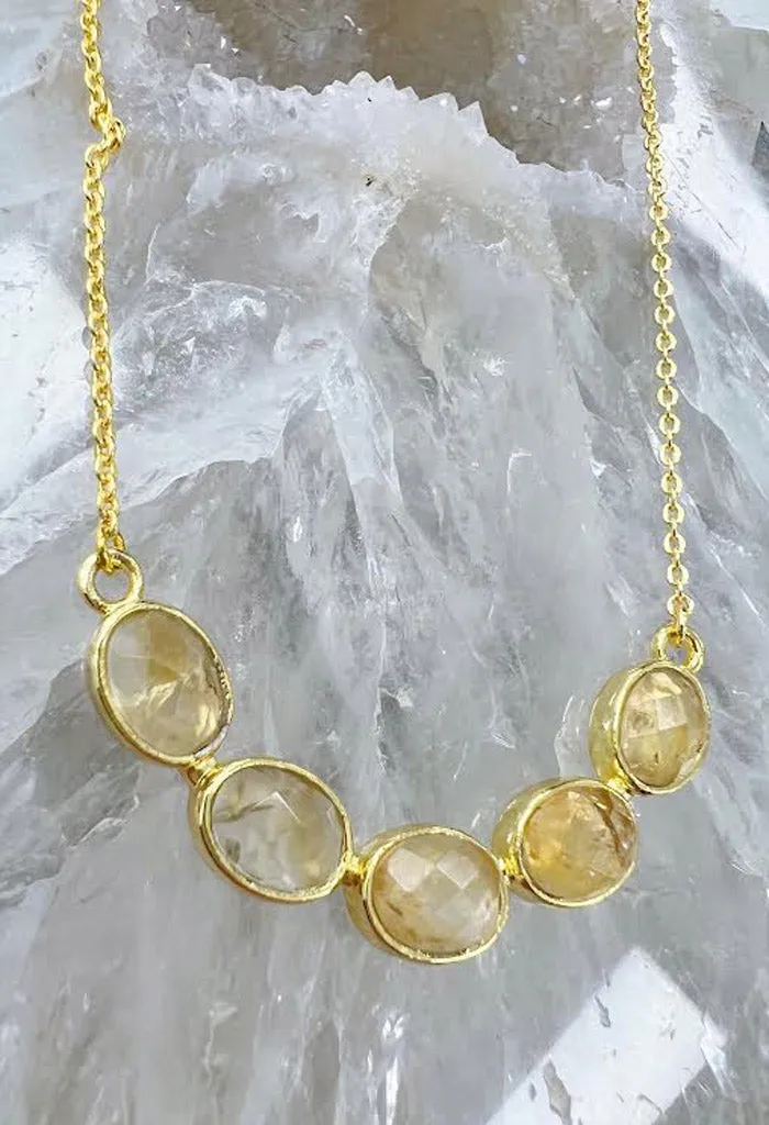 Caroline Necklace-Quartz