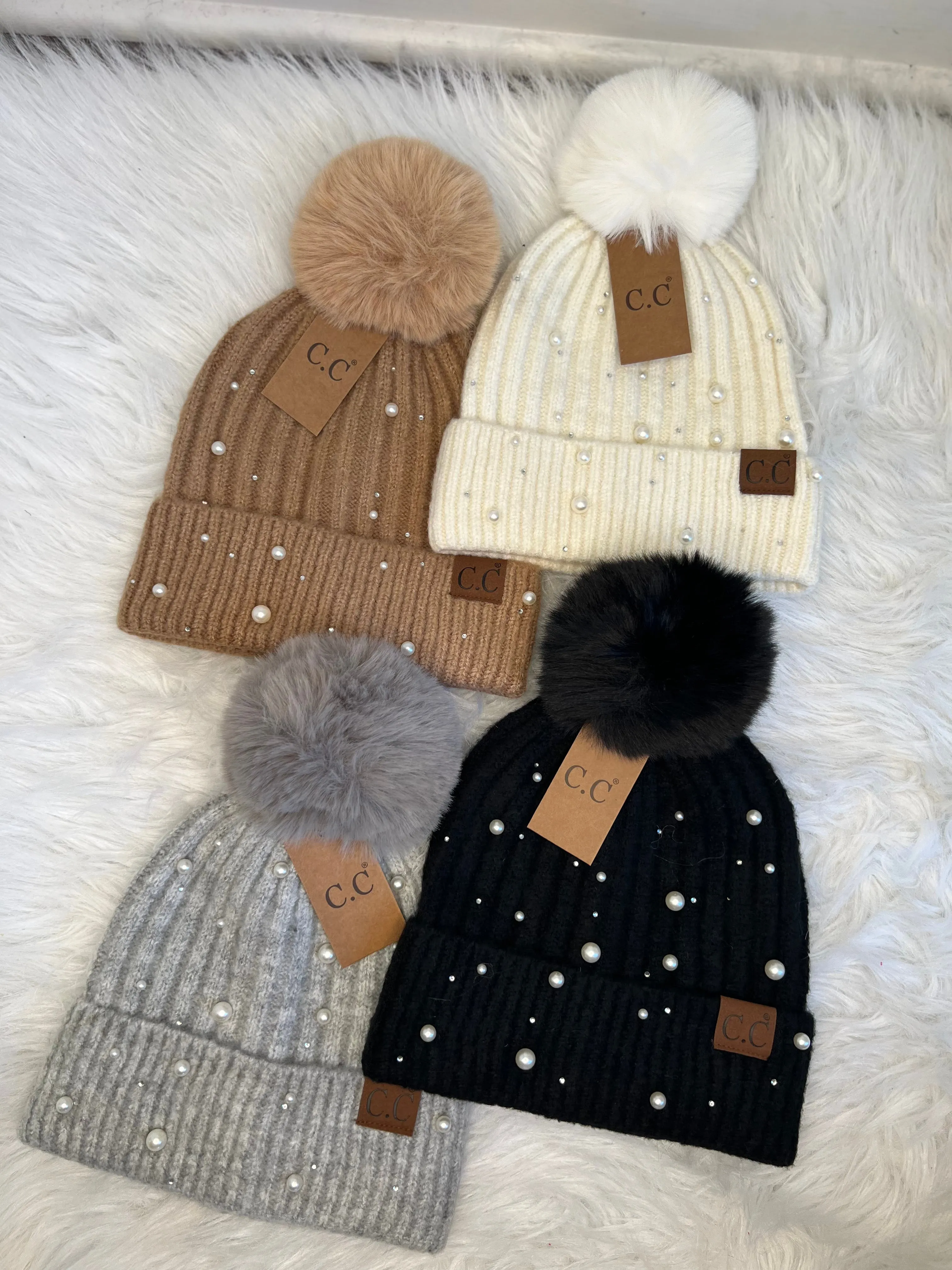 C.C Beaded Beanies - Shop Now!