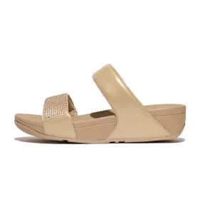 Chanclas Lulu Crystal beige