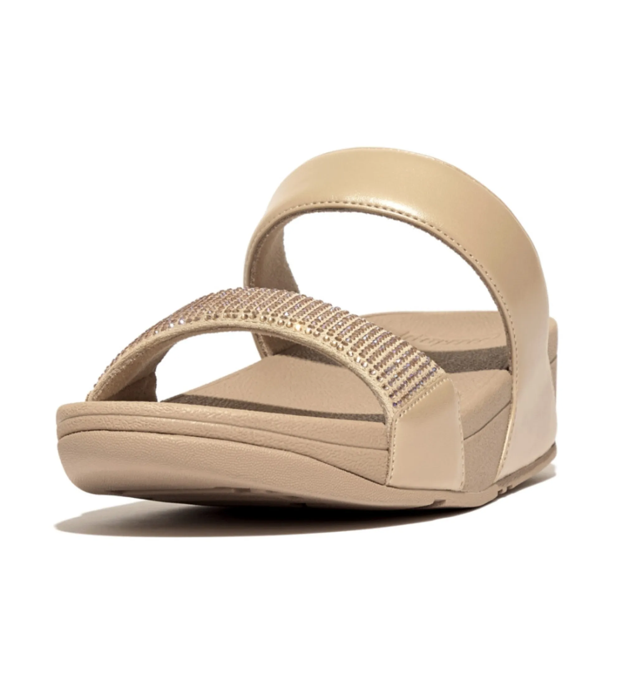 Chanclas Lulu Crystal beige