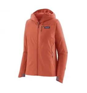 Chaqueta Patagonia W's R1 CrossStrata Hoody (Quartz Coral) mujer