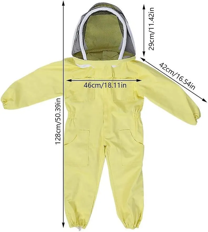 Children's Bee Coverall - Children's Beekeeper Clothing Professional Beekeeping Coveralls For Children Bee Farm Visitor 