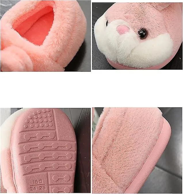 Children's cotton shoes household warm plush slippers women's shoes