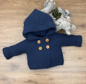 Chubby knit baby trenka.