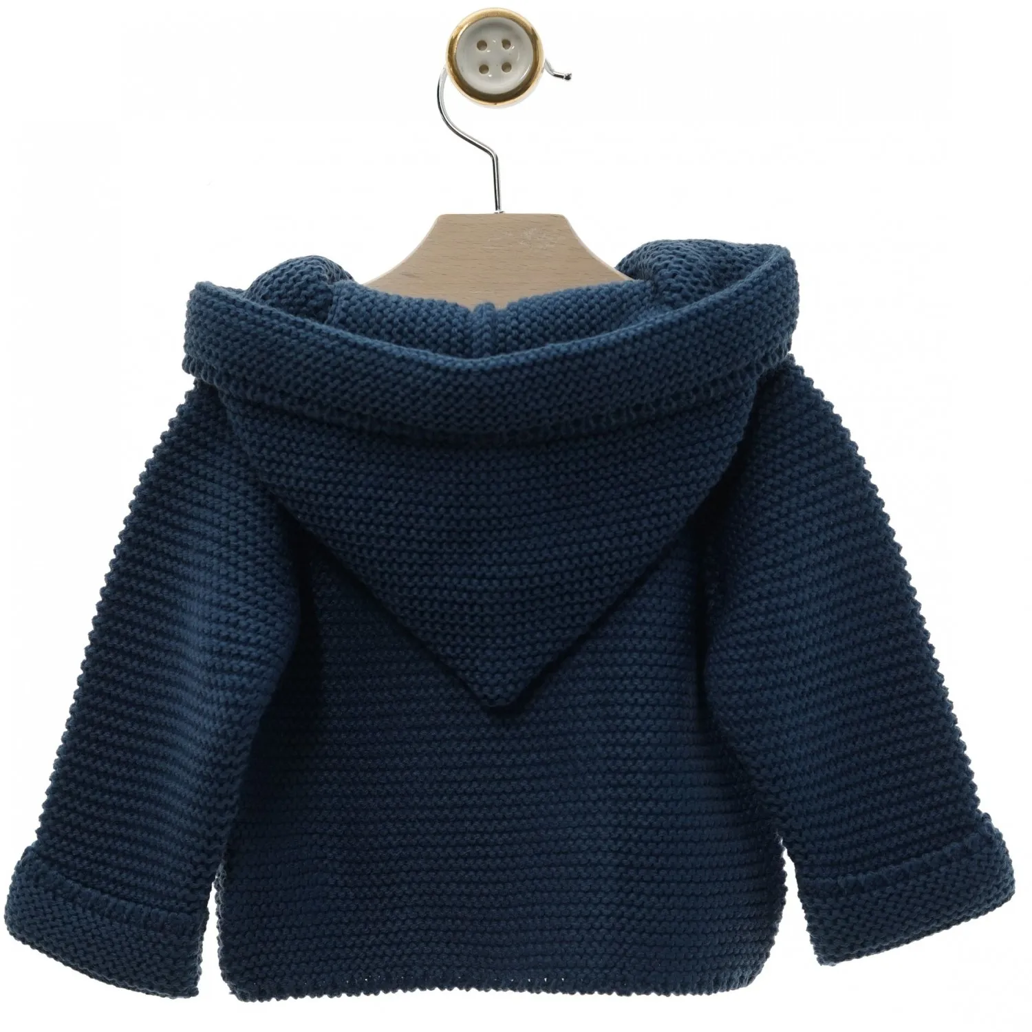 Chubby knit baby trenka.