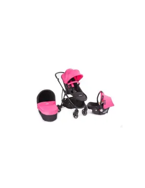 Coche trio Baby Monsters Globe rosa fucsia