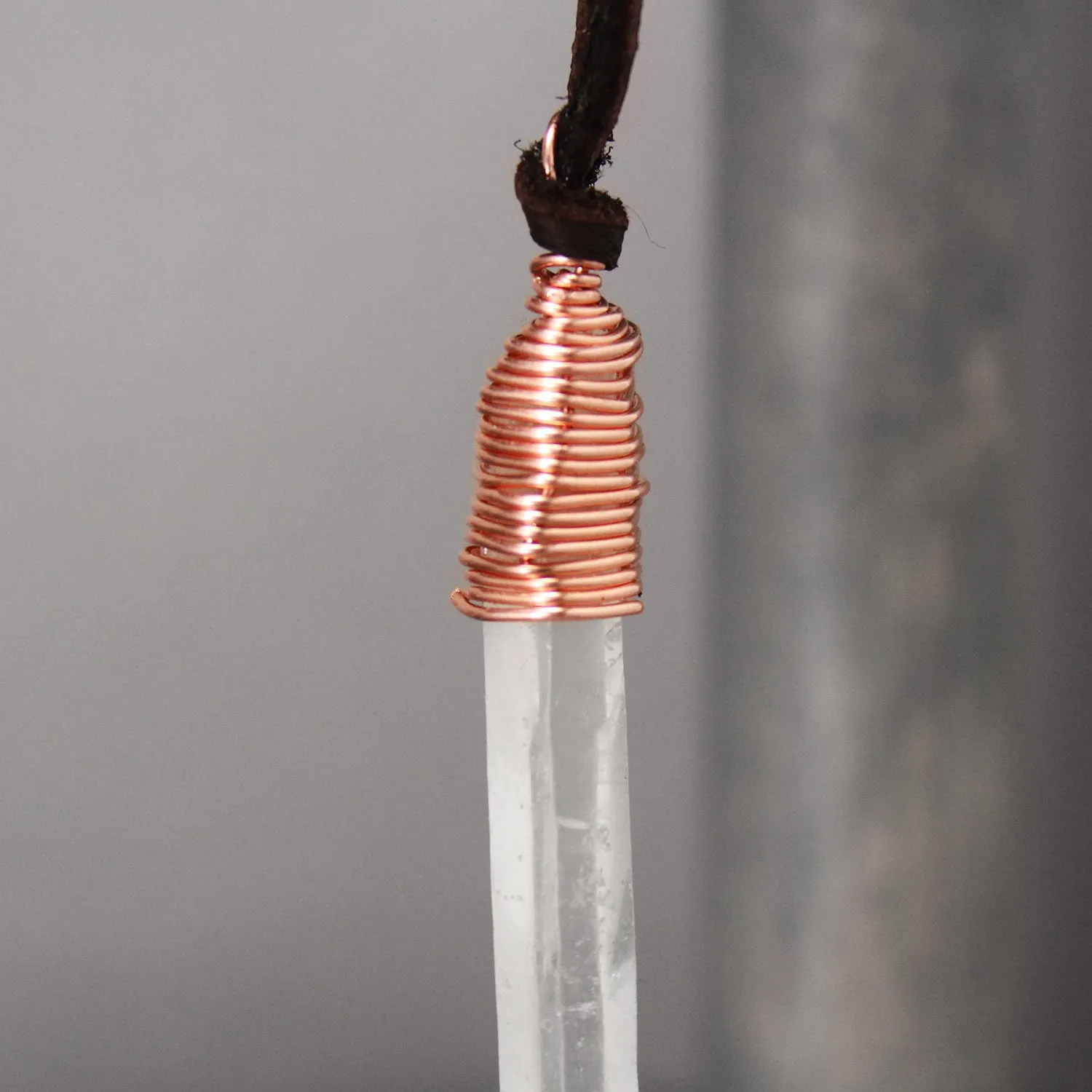 Copper Quartz Necklace