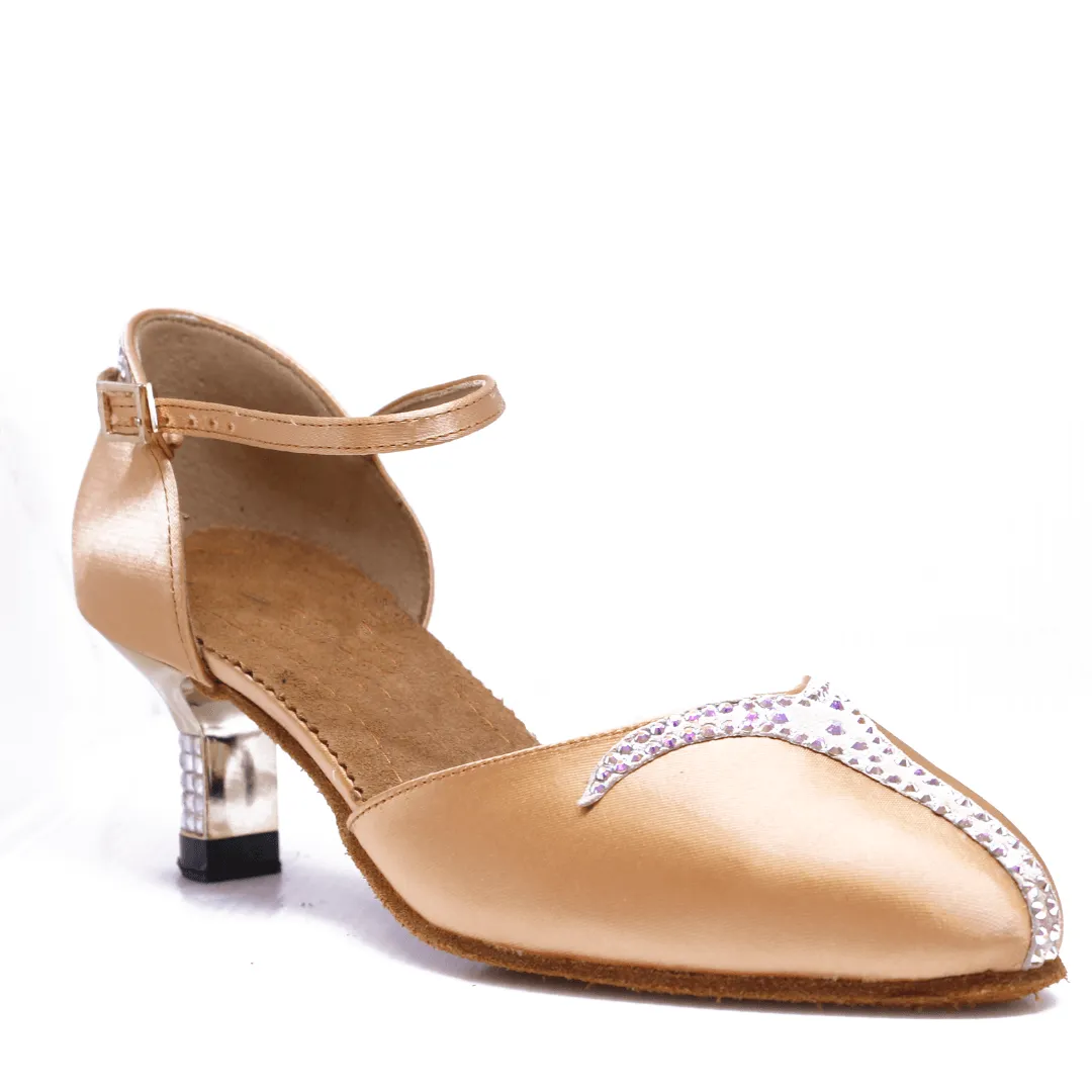 Crystal Closed Toe Dance Shoes for Women - Ballroom, Latin, Tango Shoes | Mirada