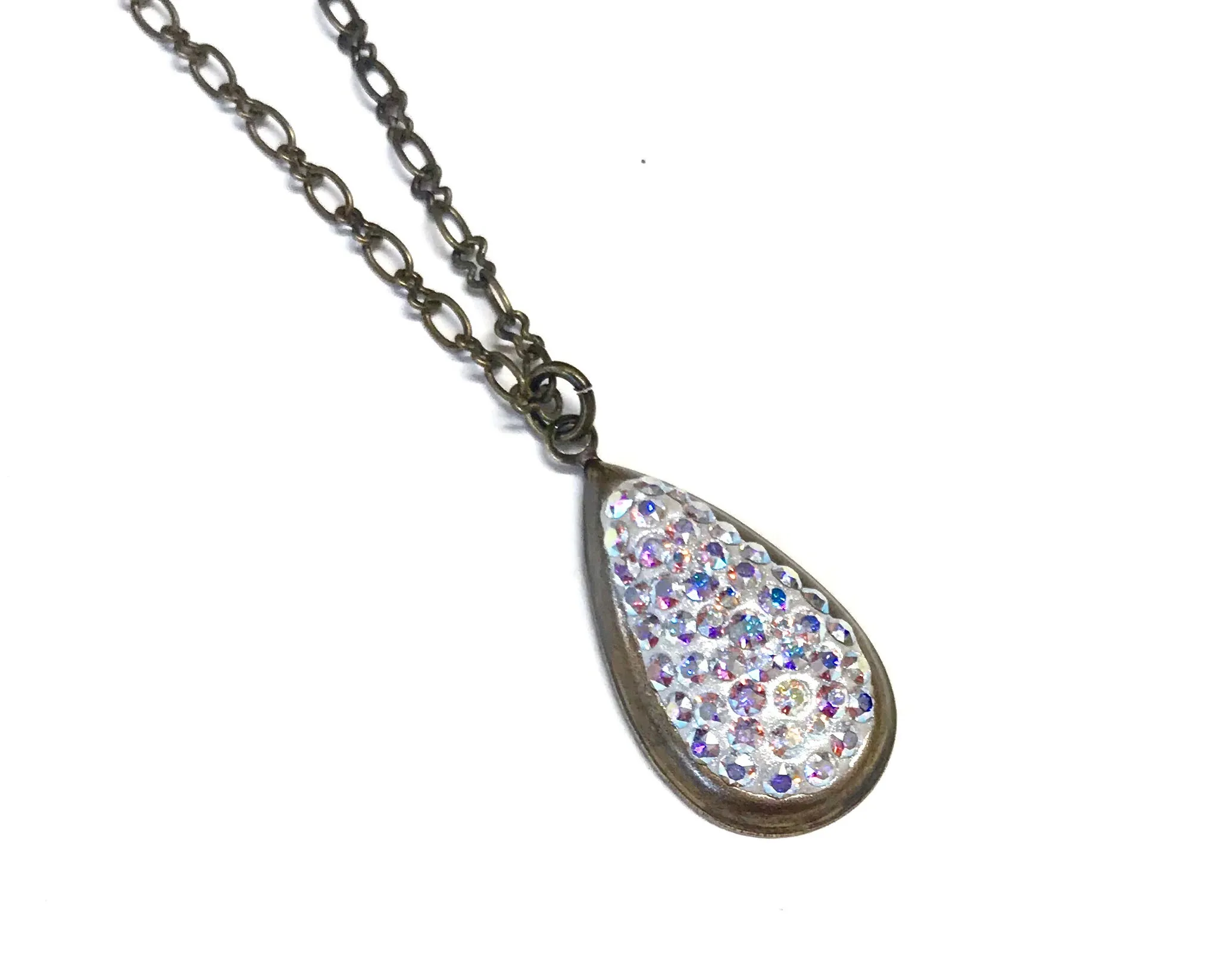 Crystal Teardrop Necklace