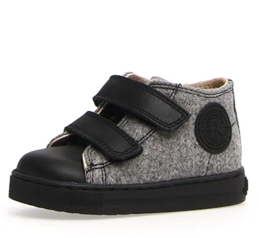 Falcotto Kids' Michael Fashion Sneakers in Black and Grey - Shop Now