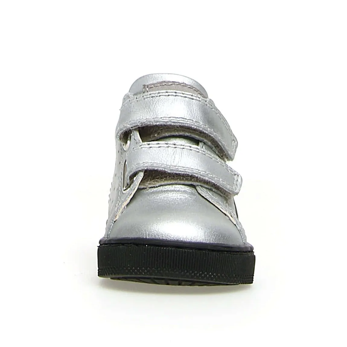 Falcotto Salazar Vl Metallic Sneakers - Silver/Black for Boys and Girls