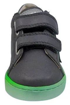 Falcotto Sasha Vl Nappa Spazz Fashion Sneakers - Boy's and Girl's, Antracite/Verde/Celeste