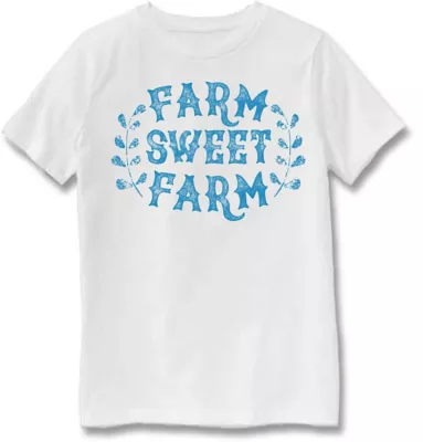 Farm Fed Clothing Girls' Short-Sleeve Farm Sweet Farm T-Shirt