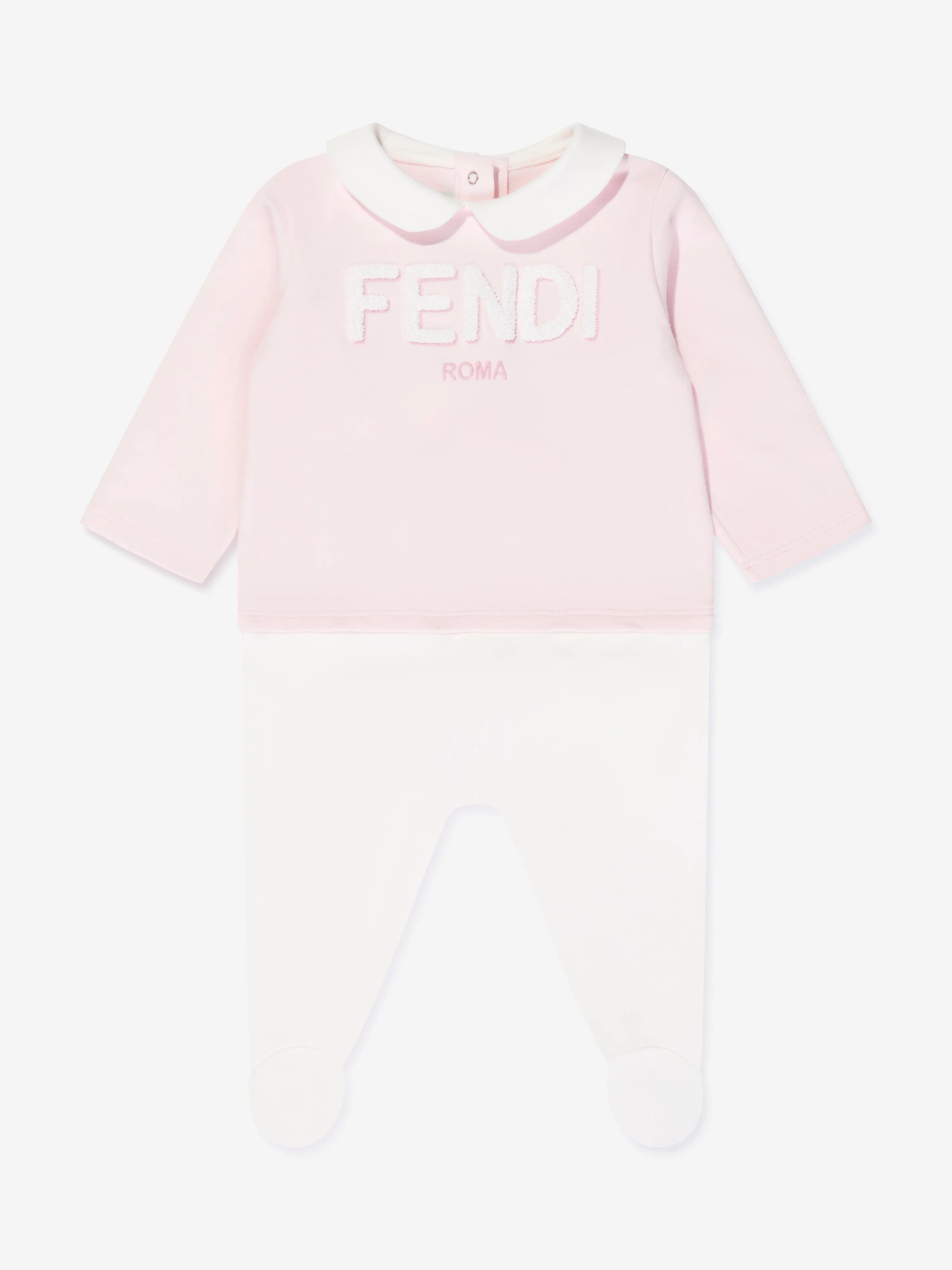 Fendi Kids - Baby Girls Babygrow Gift Set (3 Piece) in Pink | Childsplay Clothing