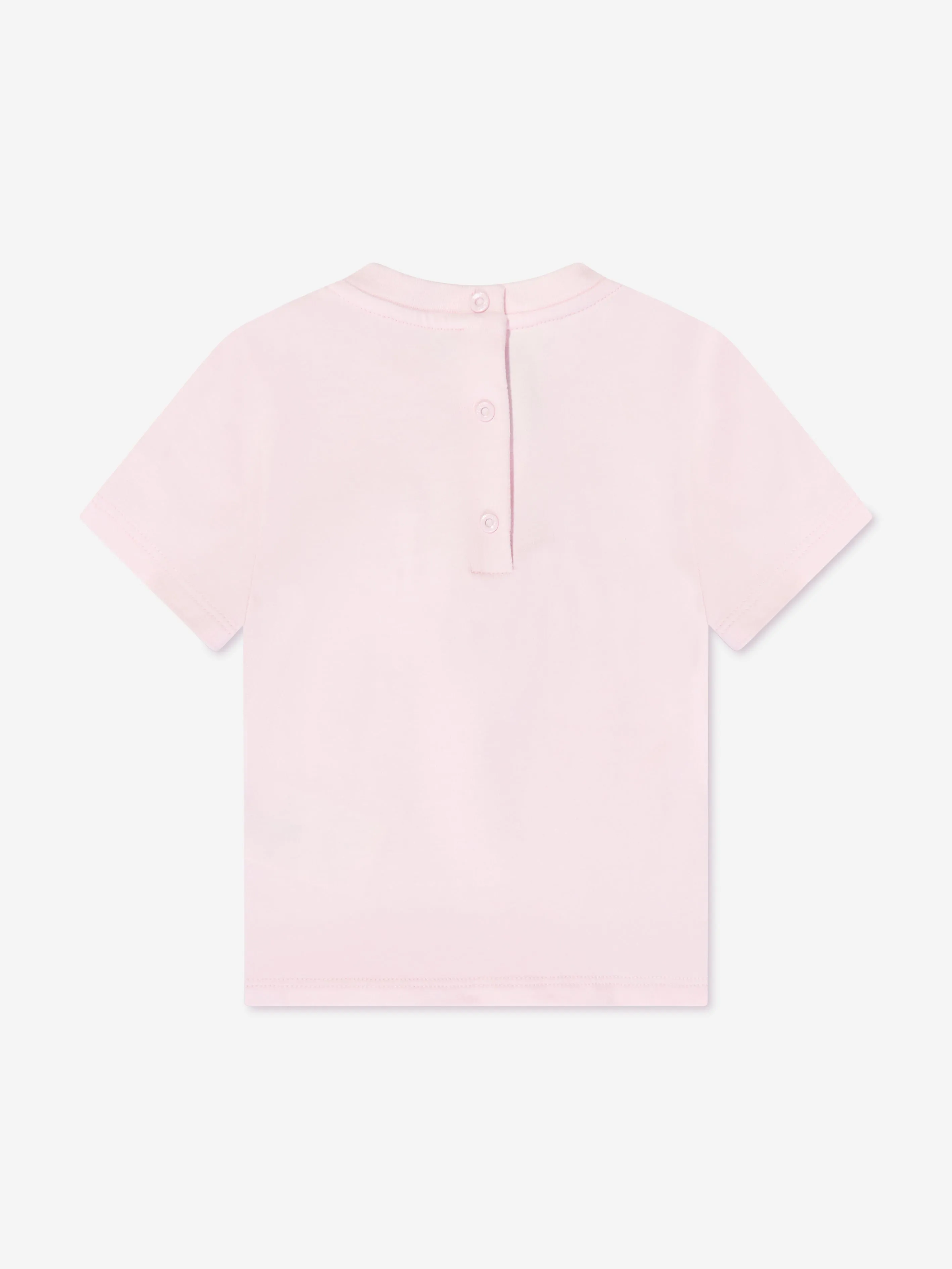 Fendi Kids - Baby Girls Logo T-Shirt in Pink | Childsplay Clothing