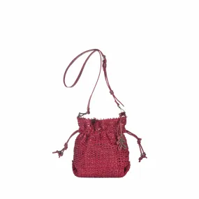 Floriana XS Burgundy Net Weave