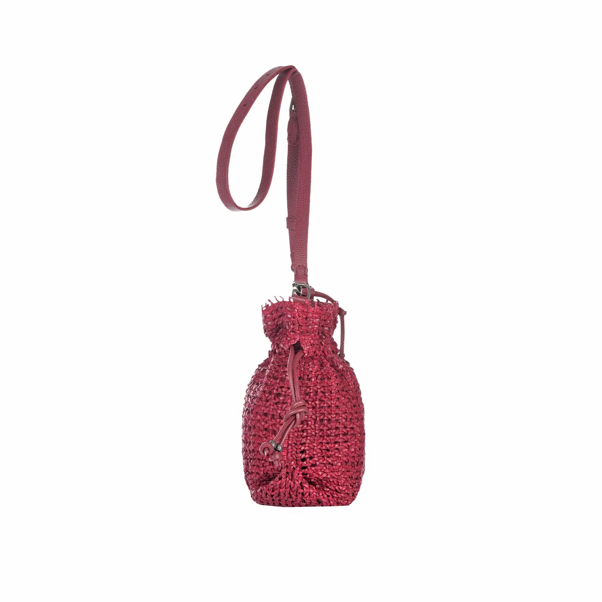 Floriana XS Burgundy Net Weave