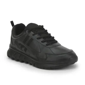 Force 10 Black Lacing Uniform School Shoes For Kids 9906-02T By Liberty