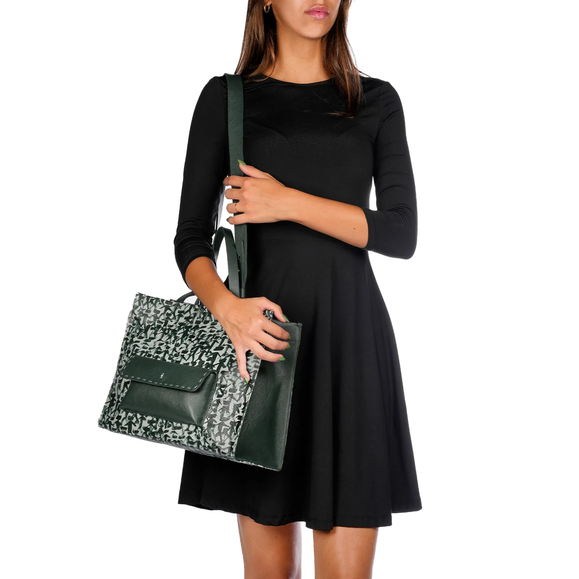 Forest Green Omino Stand Out Shopping Pocket