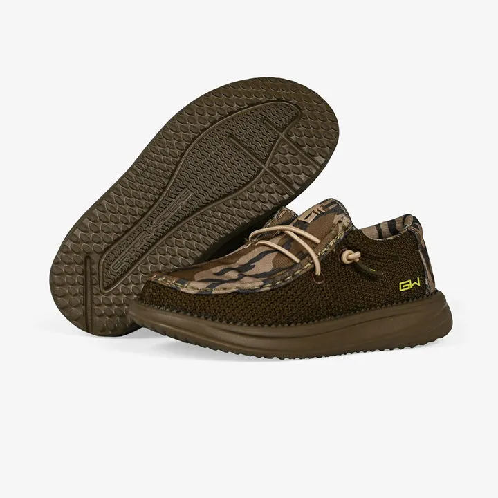 Gator Waders Kids Mossy Oak Original Bottomland Camp Shoes