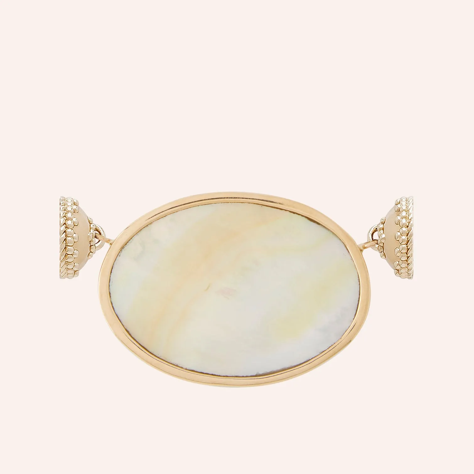 Golden Rutilated Quartz Oval Cabochon Centerpiece