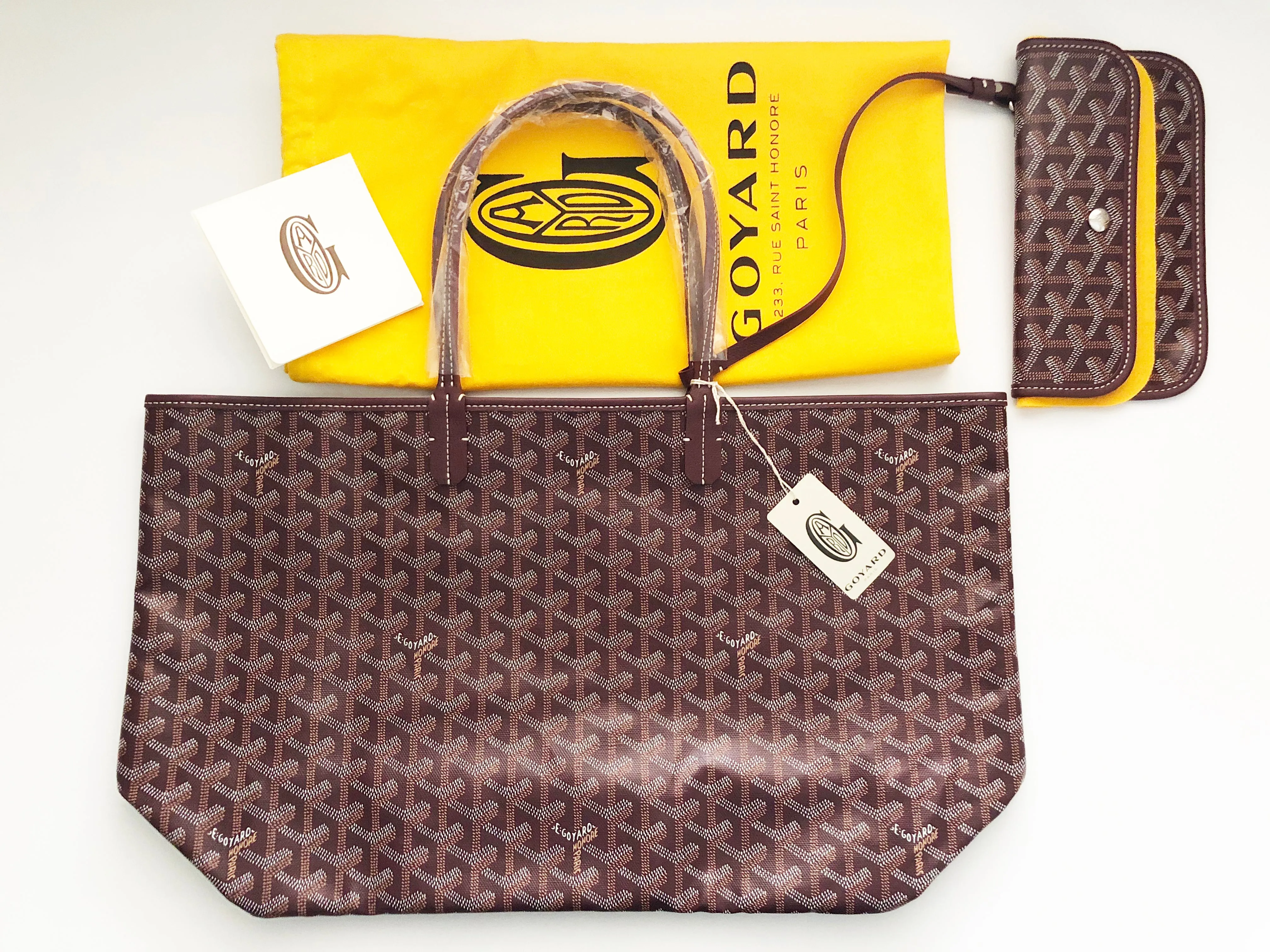 Goyard Burgundy PM Tote - New with Tags