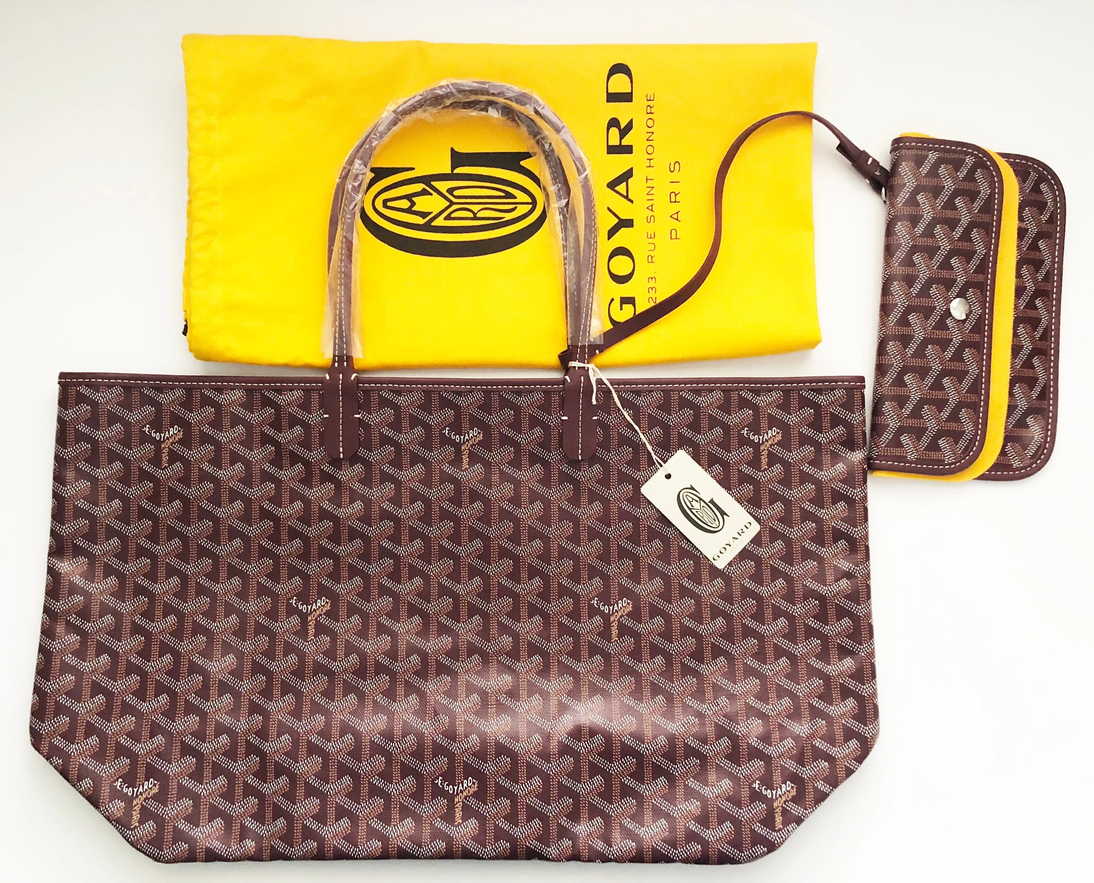 Goyard Burgundy PM Tote - New with Tags