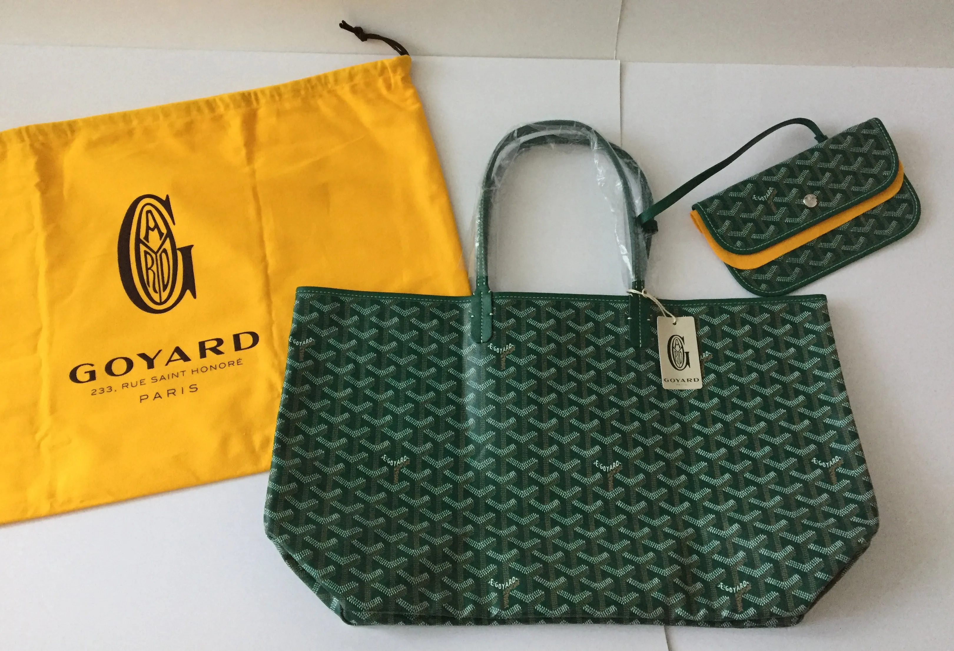 Goyard Green PM Tote (New with Tags)