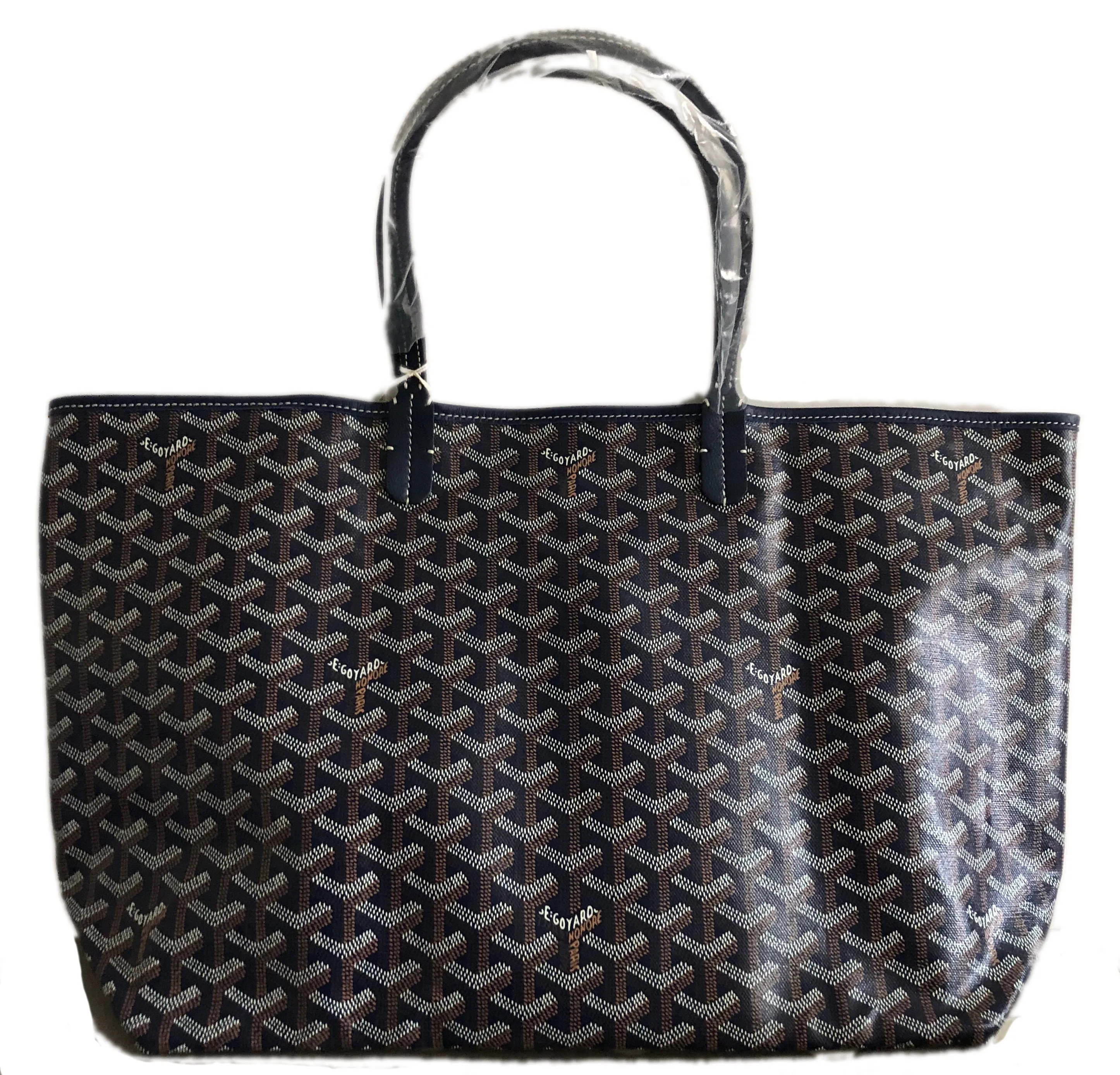 Goyard St. Louis Navy Blue PM Tote - New with Tags