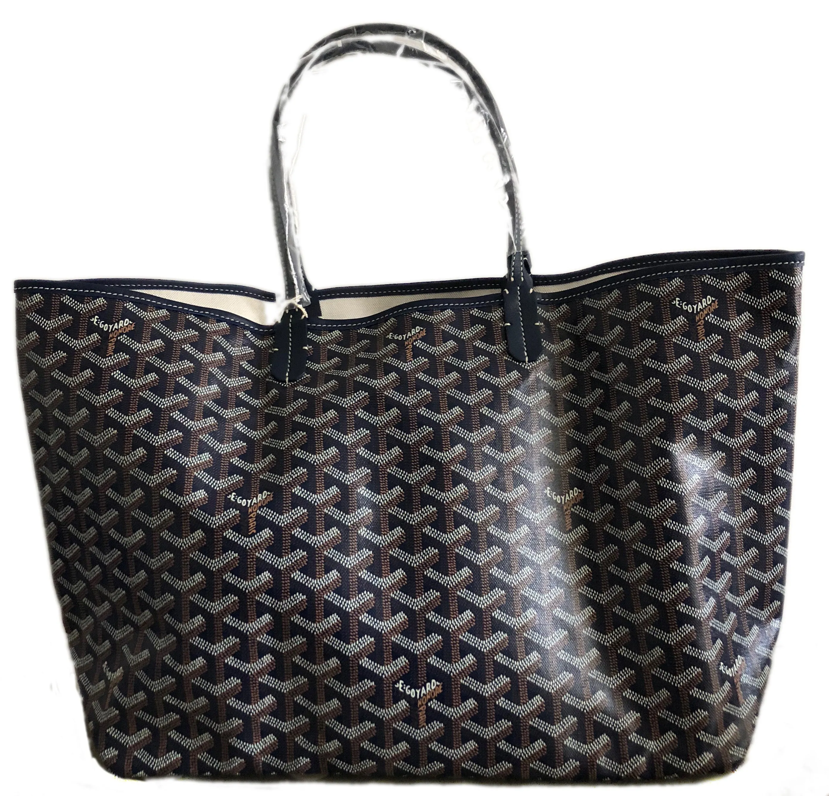 Goyard St. Louis Navy Blue PM Tote - New with Tags