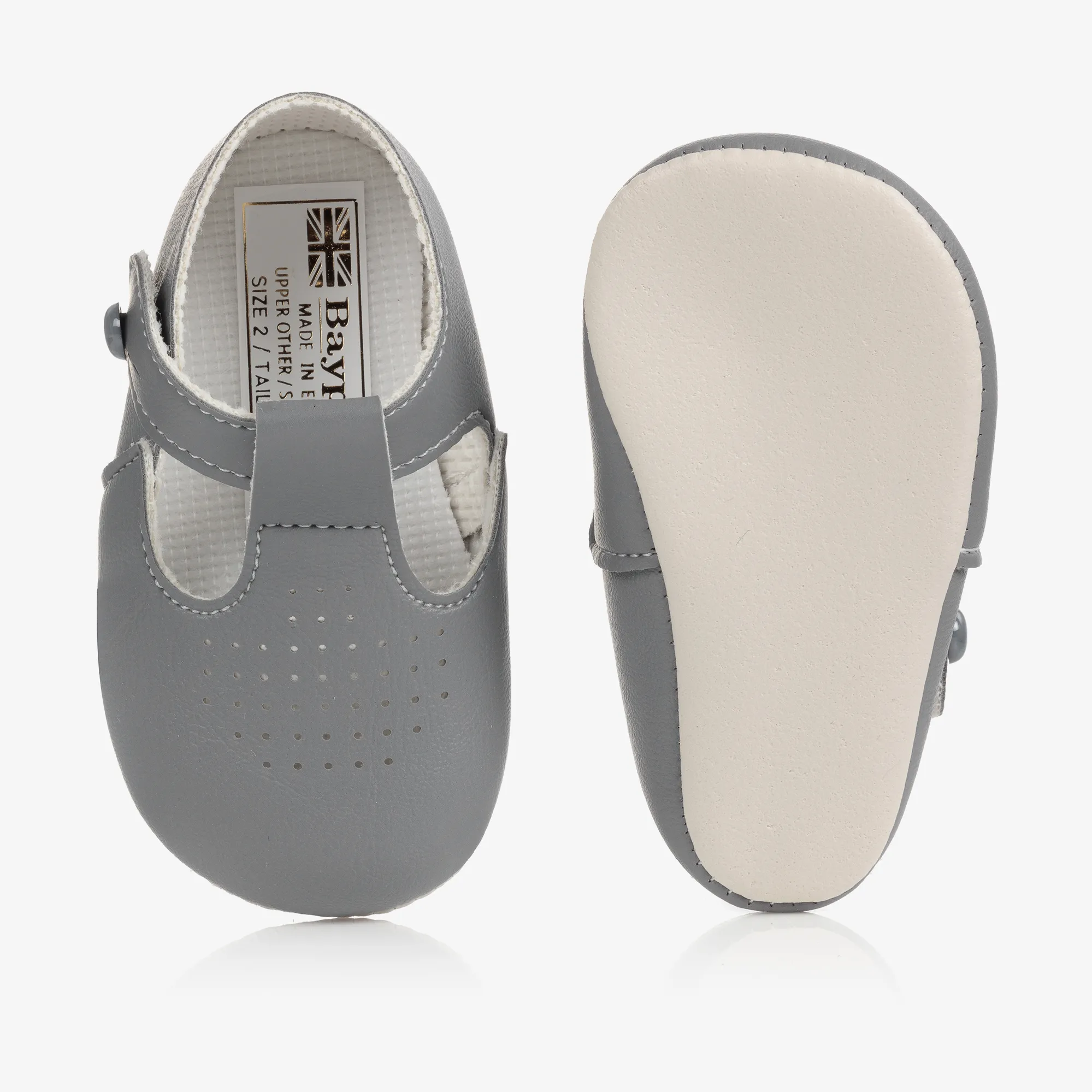 Grey Pre-Walker Baby Shoes