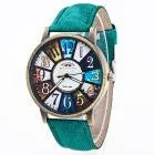 Harajuku Graffiti Pattern Analog Quartz Wrist Watches For Women Men Saat Relojes mujer Ladies Watch Feida