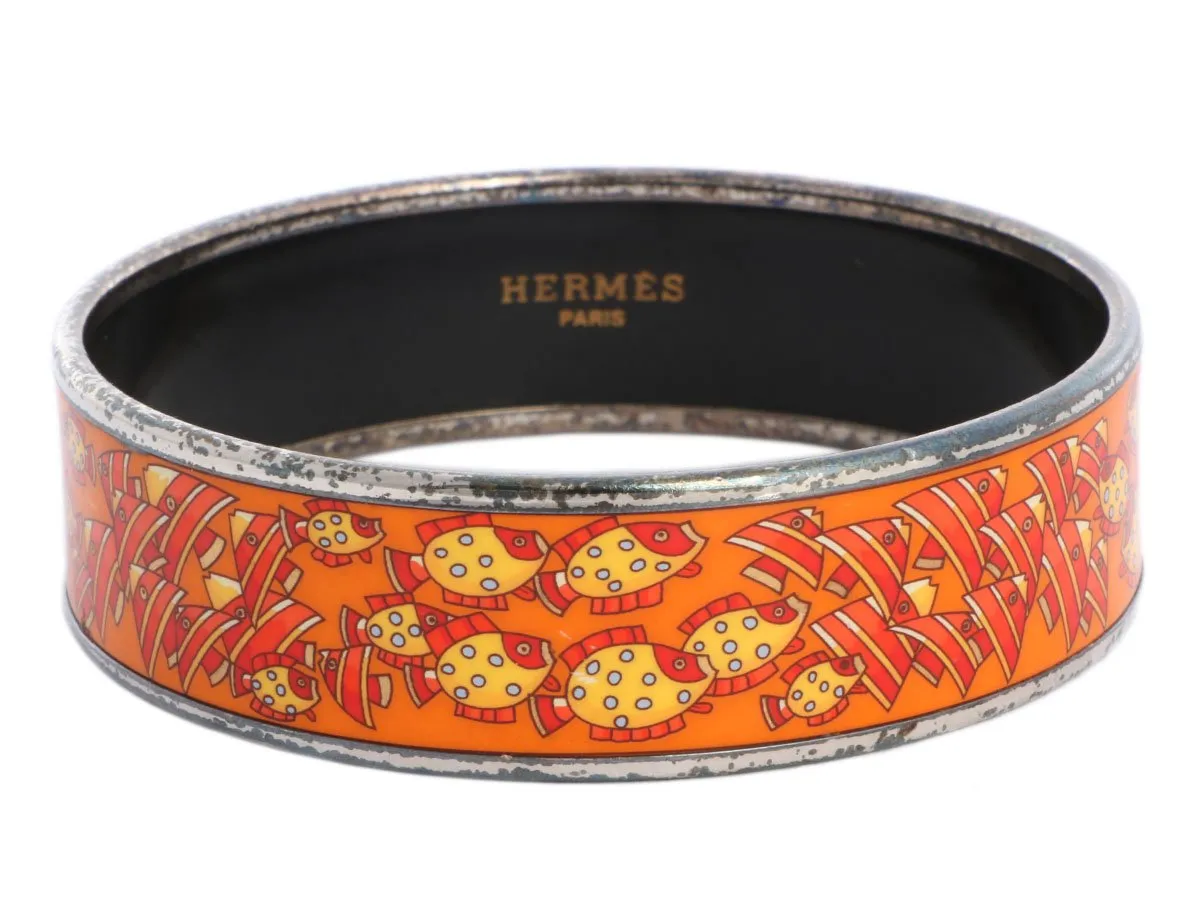 Hermès Wide Orange Rencontre Océane Bangle