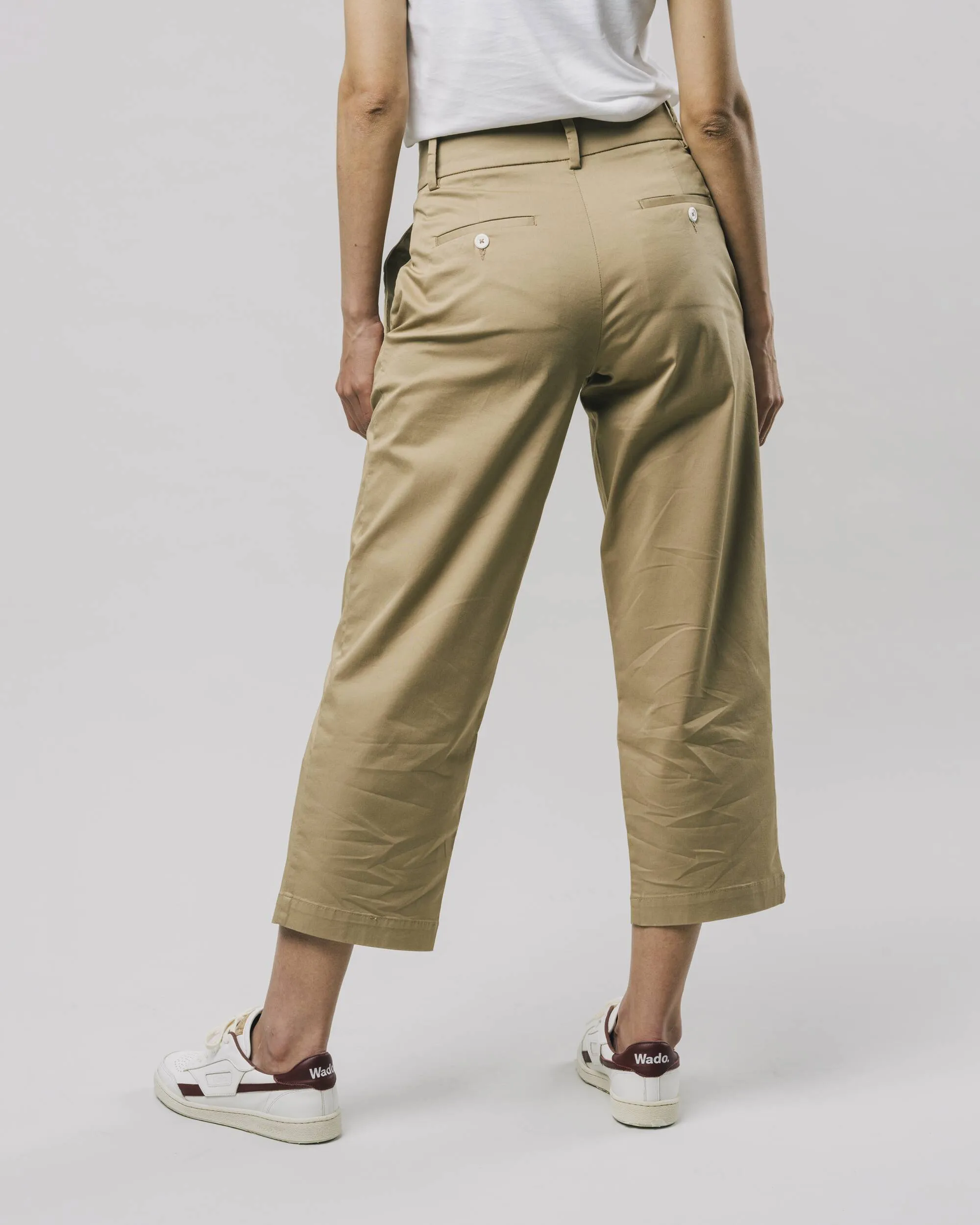 Highwaist Pleated Pants Beige