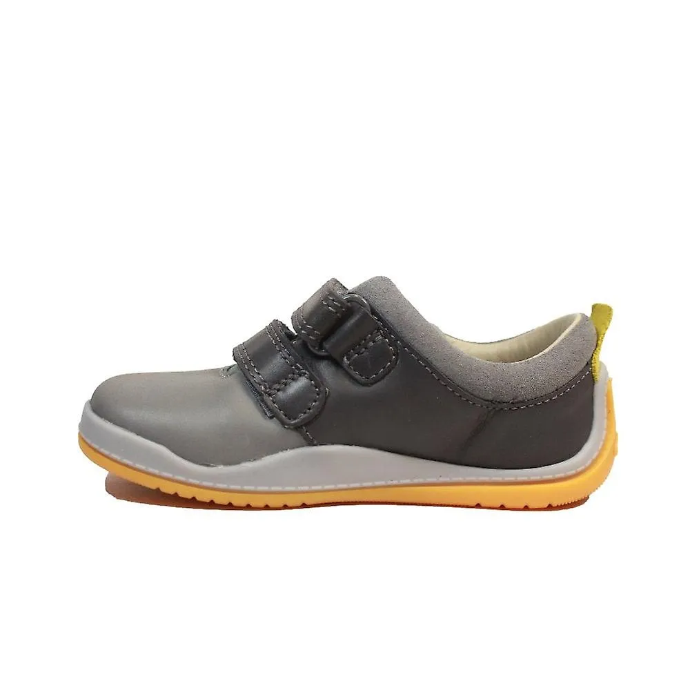 Kids Clarks Noodle Fun Toddler | Grey/Green Combi | Childrens First Shoes