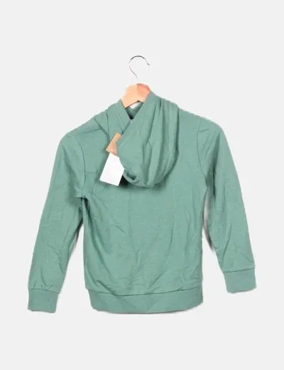 KIDS ONLY Sudadera verde capucha