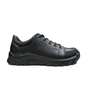 Kids Ricosta Nate | Black Leather | Wide Width | Boys Lace Up School Shoes